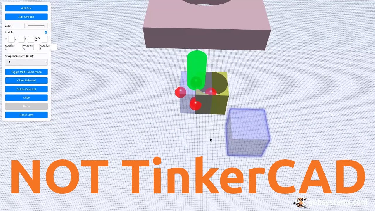 Not TinkerCAD! Ai Generated code - YouTube