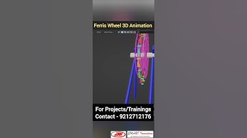Ferris Wheel 3D Animation #3dmodel #3danimation #3dmodeling