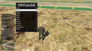 [PC/GTA5] Impulse Essential Mod Menu Full Showcase (Undetected + Full Recovery + 250k Money Loop)