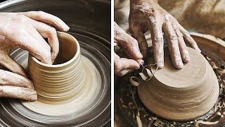 Satisfying Clay Pottery Making || Awesome Crafts & Tricks