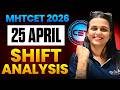 25 April Shift 1 &amp; 2 MHT CET 2026 BIOLOGY Analysis PCB Analysis🔥By Tapi Miss
