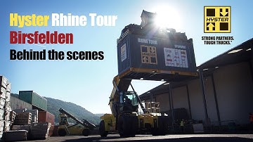 Hyster Rhine Tour Birsfelden - Behind the scenes
