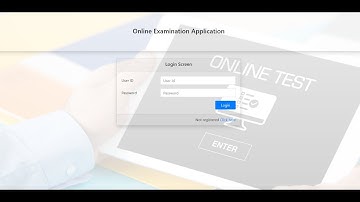 Online Examination in Spring boot