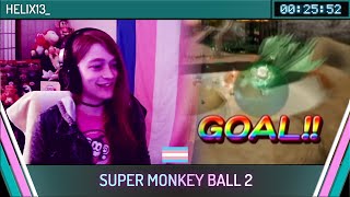 Super Monkey Ball 2 by Helix in 25:52  - Trans Day of Visibility screenshot 5