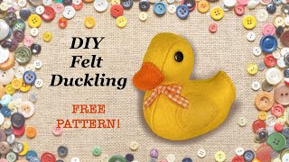 DIY Felt Duck || FREE PATTERN || Full Tutorial with Lisa Pay