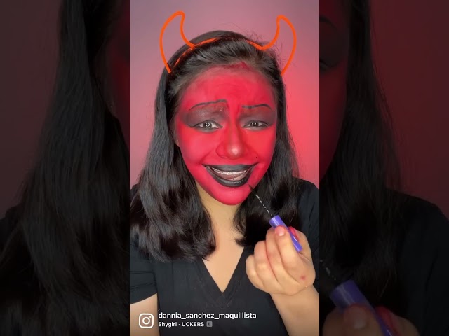 😈DIABLITA MAKEUP😈 #devil #halloween2022 #makeupartist #maquillaje #diablita