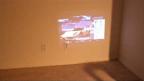 AAXA P2 Micro Projector with Xbox 360 and Test Drive