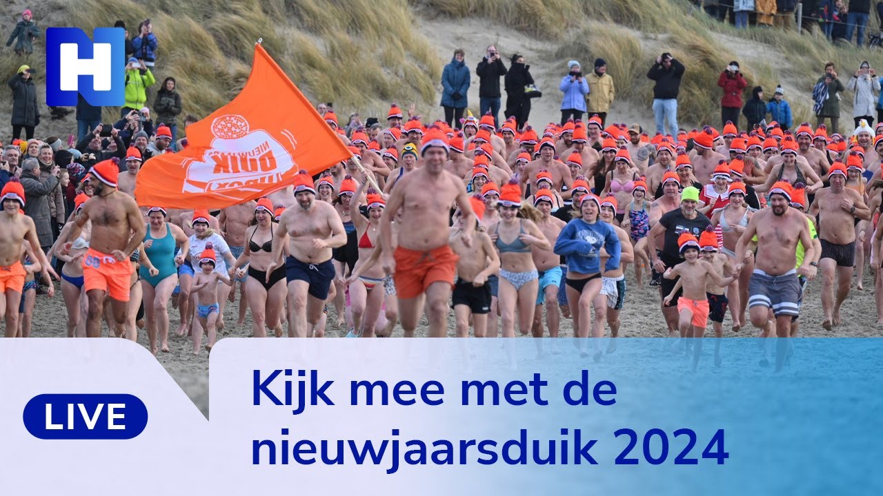 TERUGKIJKEN: Nieuwjaarsduik in Egmond aan Zee