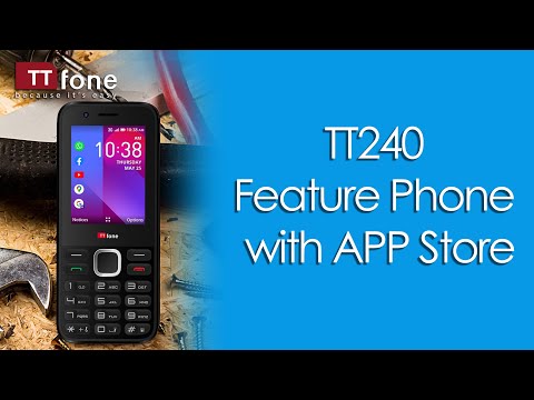 TTfone TT240 Simple Easy to use Whatsapp Mobile Phone - 3G KaiOS - with Google Voice Assistant