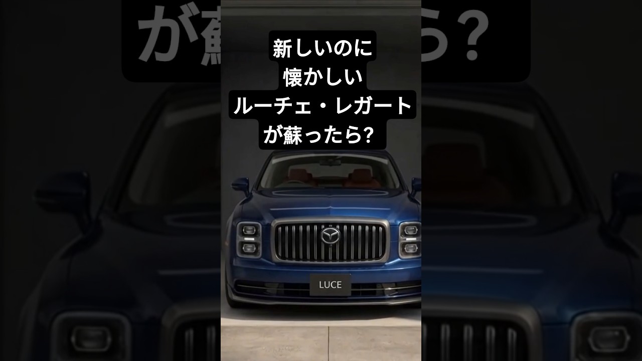 マツダ・ルーチェ レガートが現代に復活!?もしも令和にマツダの最高級セダンが登場したら?#ルーチェ #マツダルーチェ #shorts