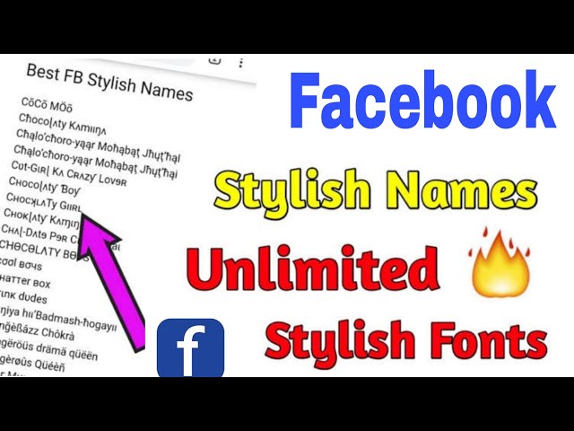 Facebook pe stylish name kaise likhe, how to create stylish name on  Facebook, fb Name