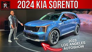 The 2025 Kia Sorento Borrows A New Look & Tech From Big Brothers Telluride & EV9