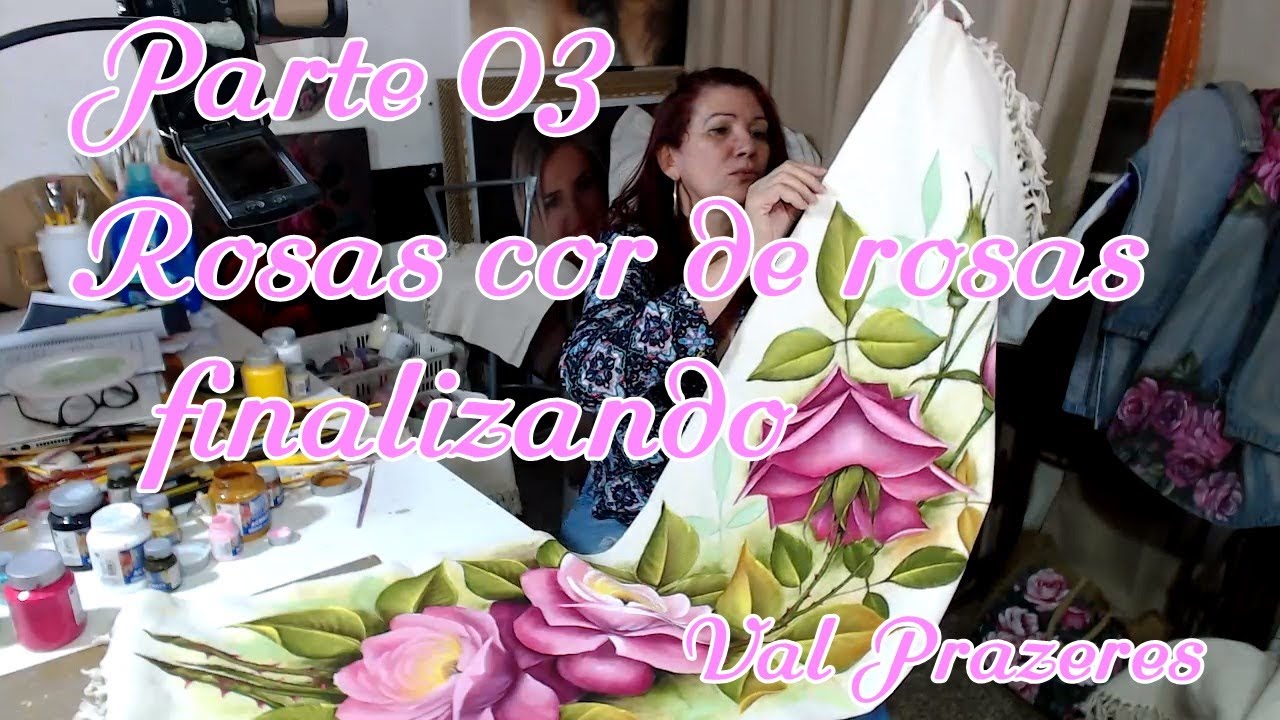 Rosas cor de rosa finalização