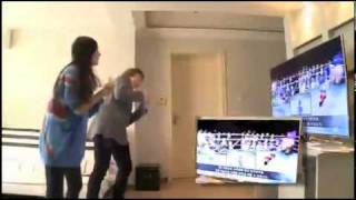 120218 SMG We Got Married Kyuhyun playing Wii BTS