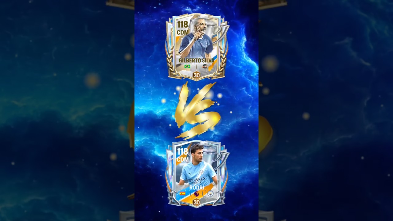 WHO IS BETTER??? Gilberto Silva 113 CDM 🆚 Rodri 113 CDM 