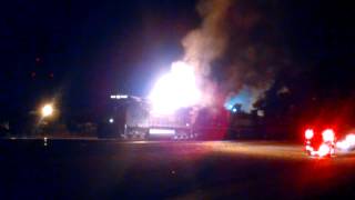 Norfolk Southern Locomotive Fire