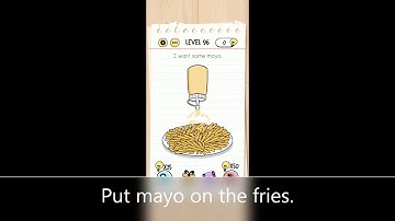 Brain Test Level 96 I want some mayo