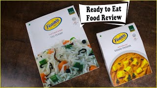 Feastez Ready to Eat Veg Pulao and Shahi Paneer Review | Perfect North Indian Lunch | Instant Food