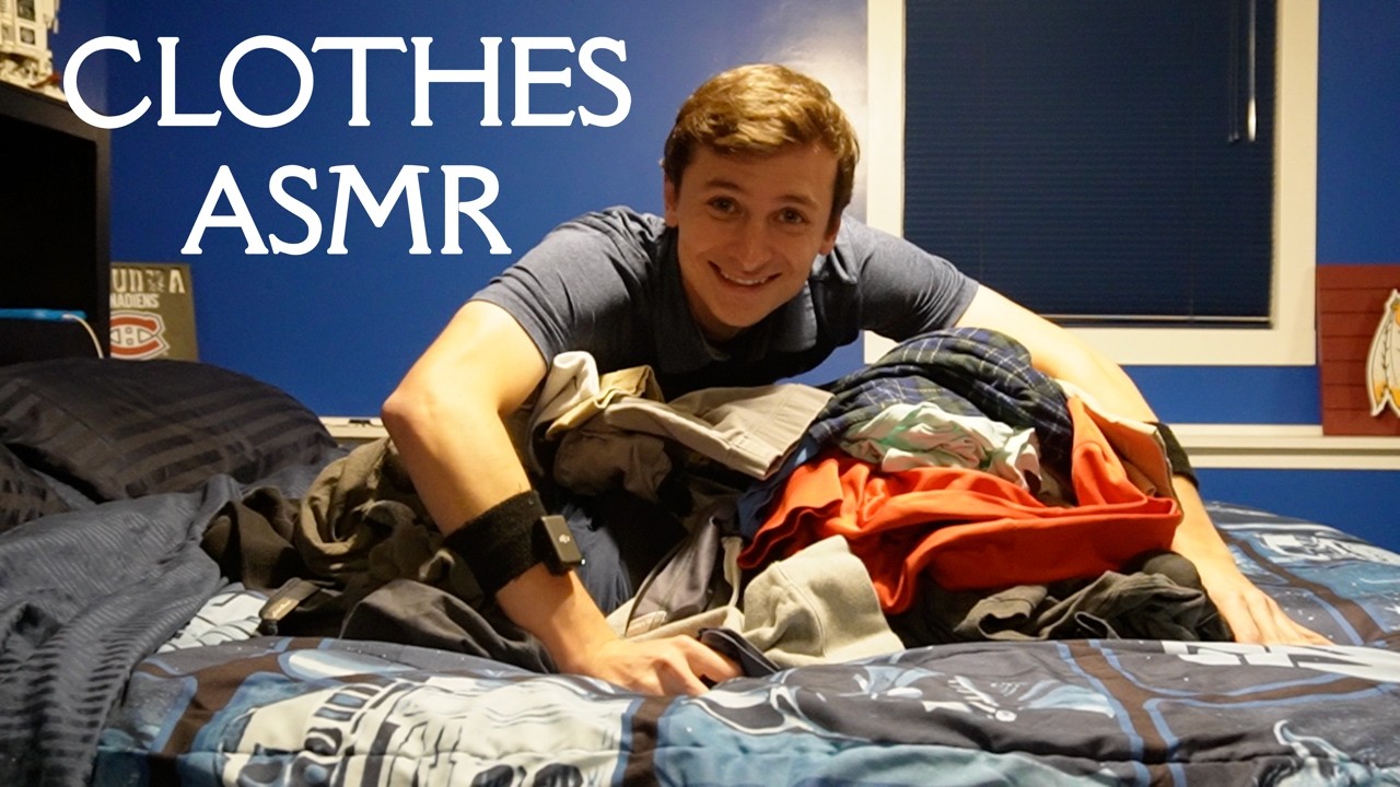 ASMR Складывание белья на моей кровати