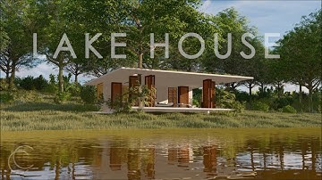 Tropical Minimalist Studio: A Lakefront Paradise | Architectural Animation | Lumion 9