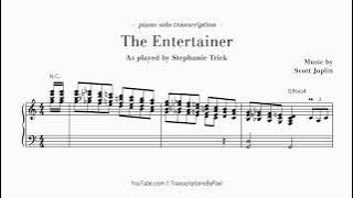 The Entertainer - Stephanie Trick transcription (sheet music)