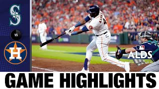 Mariners vs. Astros ALDS Game 1 Highlights (10\/11\/22) | MLB Postseason Highlights