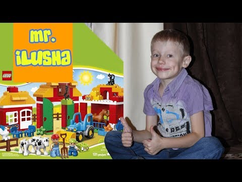 Лего дупло большая ферма 10525. Lego duplo big farm 10525.