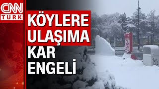 Sivas'ta kar yağışı başladı! Kent merkezinde kar kalınlığı 10 santimetre