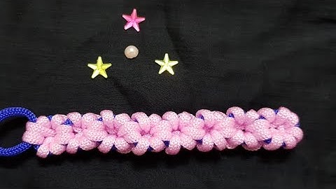 How to tie easy knot pattern # Paracord/ Macrame