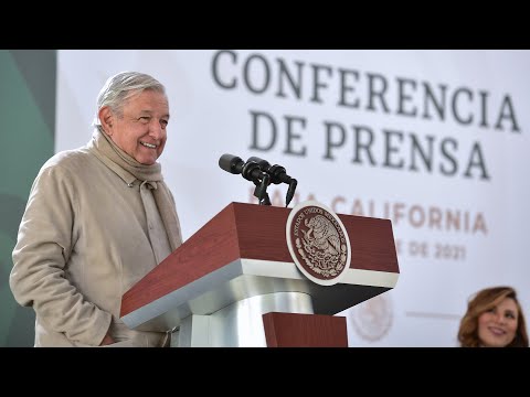 Seguimiento a las acciones para pacificar Baja California. Conferencia presidente AMLO