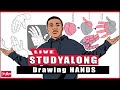 Drawing hands - Late night chill stream