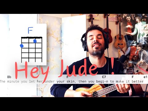 Play along: Hey Jude ! ukulele chords & notes