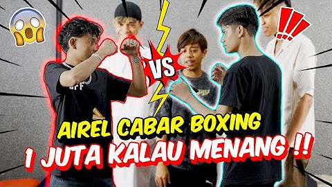 AIREL CABAR BOXING 1 JUTA KALAU MENANG !! - TALENT BARU NISH FIRST TIME SAHUT CABARAN !