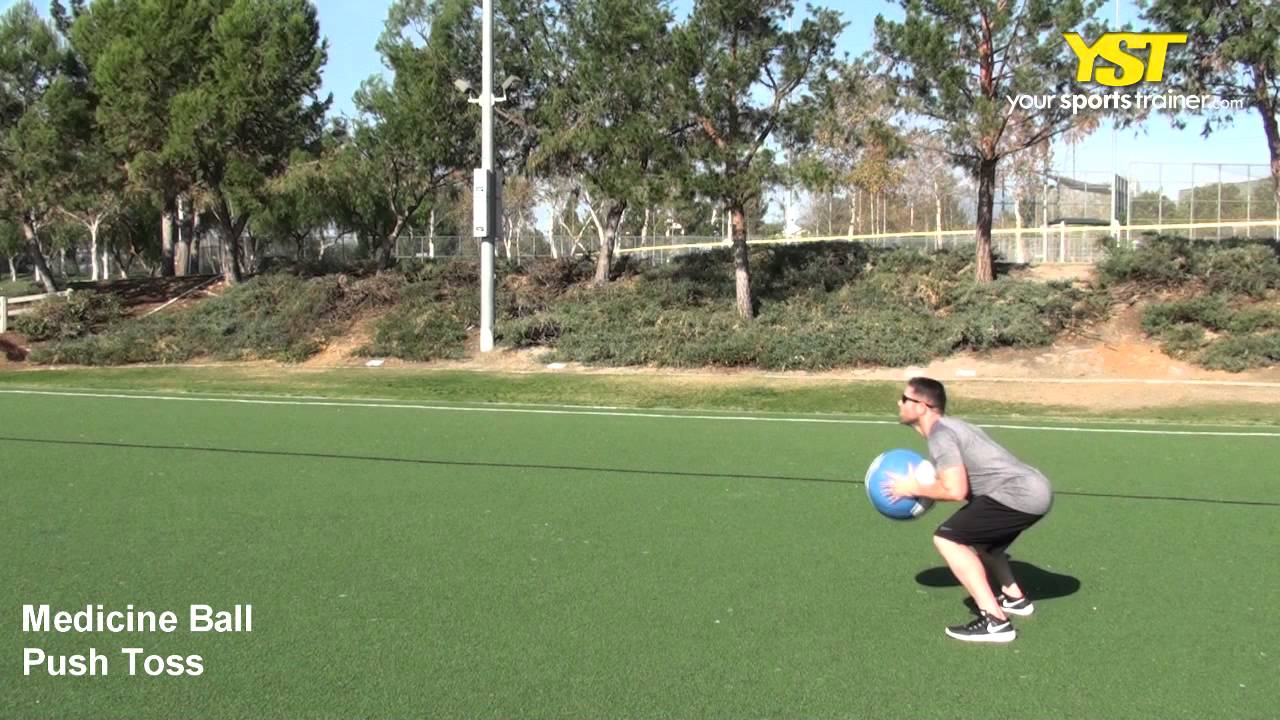 Medicine Ball Push Toss YouTube