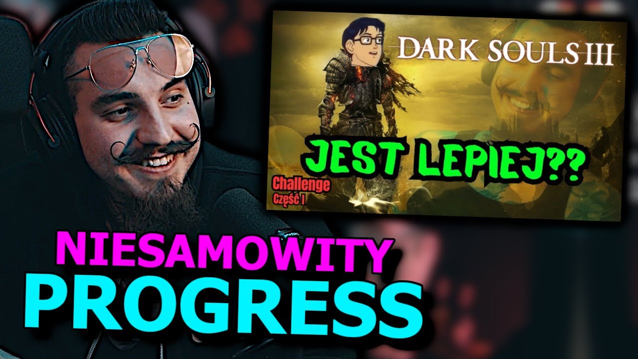 Casual vs Dark Souls 3 | Kiszak Ogląda Wyzwanie Gniazda Nostalgii