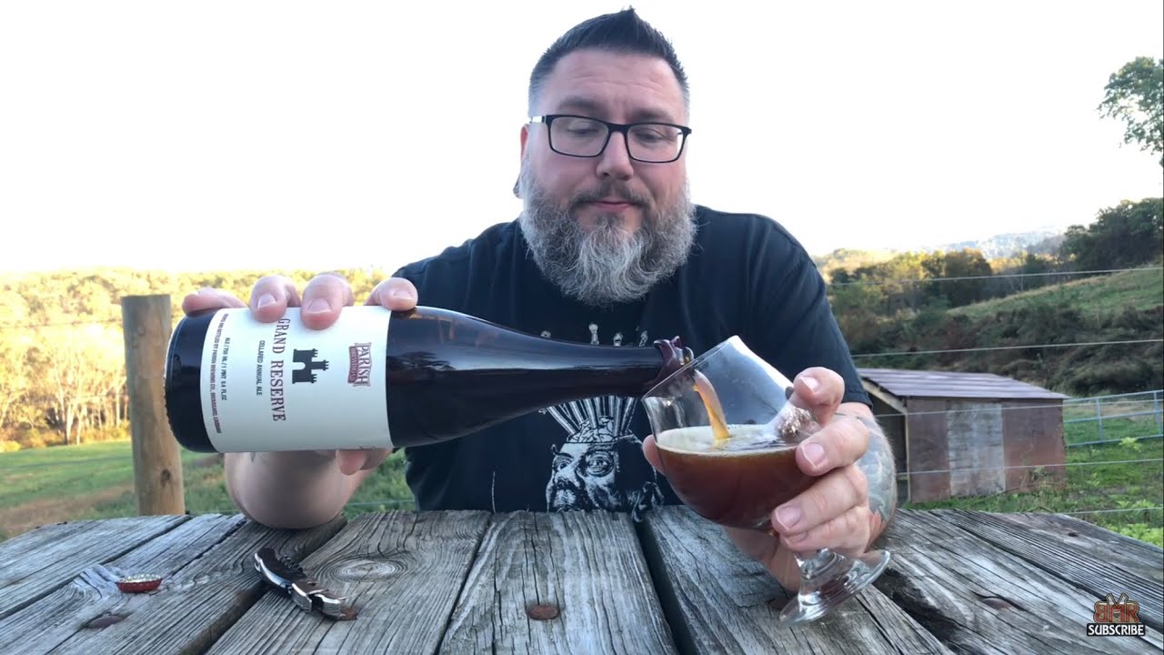 Massive Beer Reviews 1814 Parish Brewing 2017 Grand Reserve Cellared Annual Ale Barleywine
