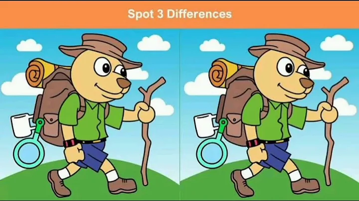 Find 3 Differences in 90 seconds Check Your Brain Age! How Many Seconds Do You Need? [Mind Games