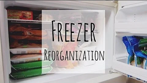 Freezer Reorganization | Before & After