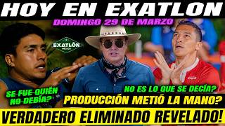 Verdadero Eliminado De Hoy Domingo 29 Producción Volvió A Meter La Mano?