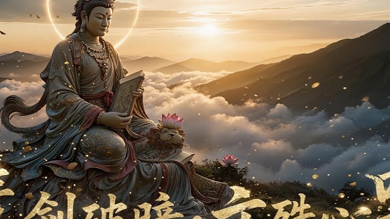 《慧剑破暗 · 文殊心咒》佛音与现代音乐融合｜史诗级文殊菩萨心咒