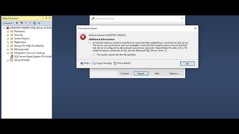 Cannot Connect With SQL Server |How To Connect SQL Server After Installation
