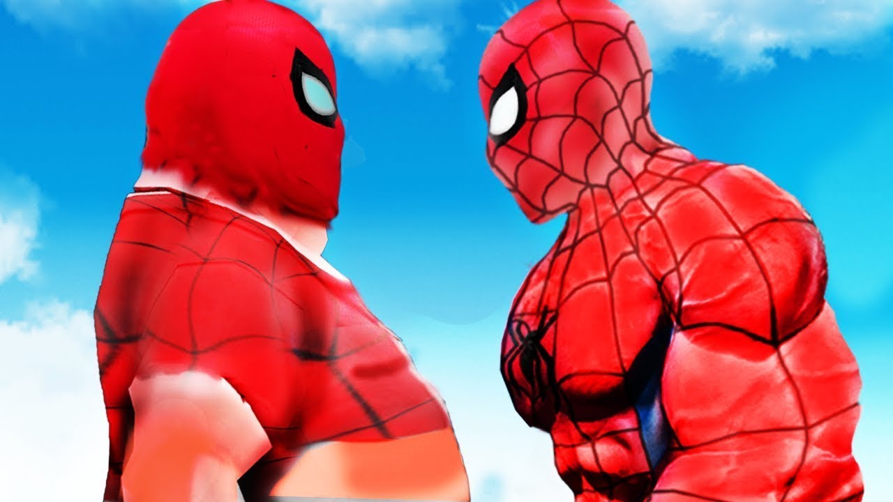 SPIDERMAN GORDO vs SPIDERMAN MUSCULOSO En GTA 5 Torneo - YouTube