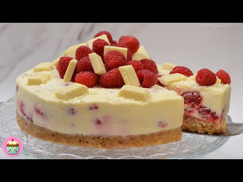Video: Puting Tsokolate Cheesecake Na May Mga Raspberry