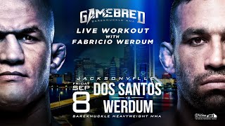 Gamebred Bareknuckle Live Workout:  Fabricio Werdum