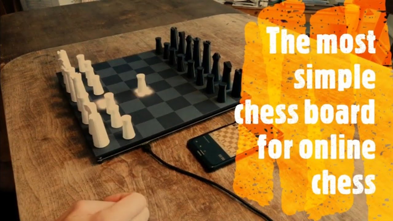 The DIY Super Smart Chessboard Lets You Play Online Against an