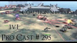 Supreme Commander 2 Pro Cast # 295 1v1 on Coalition Shipyard Epic Gameplay - Steal Speaks