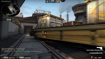 Counter Strike Global Offensive Operation Hydra Wingman 2v2 German Deagle on fire