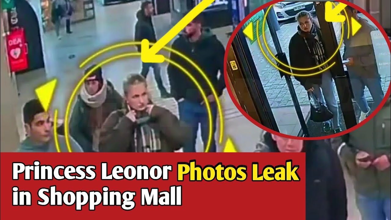Princess Leonor's photos leak in Shopping Mall - YouTube