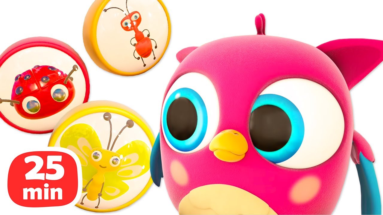 Cartoons für Kleinkinder - HopHop die Eule Kompilation. Lehrreicher Zeichentrickfilm