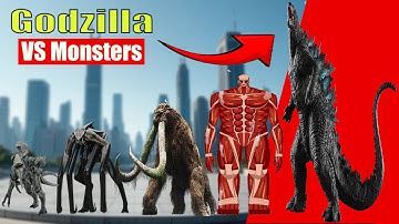 Godzilla vs Every Giant Monster | Size Comparison Chart 2025